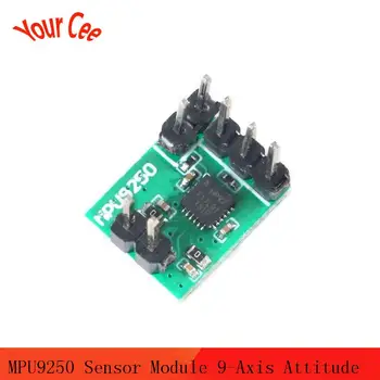 MPU9250 Sensor Module SPI IIC I2C 9-Axis Attitude Accelerated velocity gyroscope sensor Compass sensor module For Arduino
MPU9250 Sensor Module SPI IIC I2C 9-Axis Attitude Accelerated velocity gyroscope sensor Compass sensor module For Arduino