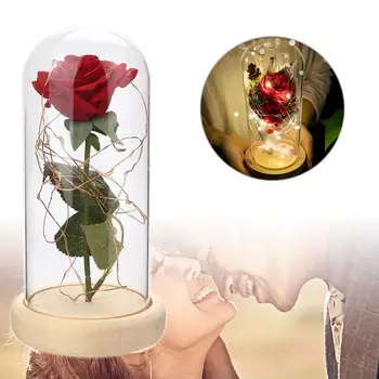 Glitter Preserved Fresh Flower Festival LED Beautiful Prop Floral Decor Luminous Ornament Valentine'S Day Flashing
Glitter Preserved Fresh Flower Festival LED Beautiful Prop Floral Decor Luminous Ornament Valentine'S Day Flashing