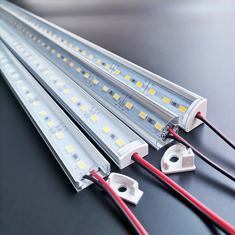 1-28 шт./лот прозрачная Алюминиевая СВЕТОДИОДНАЯ крышка 12 в пост. Тока 5730 SMD 36