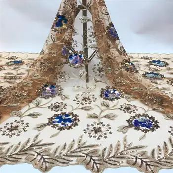 Sequins High Quality French Tulle Lace Fabric Embroided Sequined African Net Lace Fabric For Nigerian Evening Party Dress A1759
Sequins High Quality French Tulle Lace Fabric Embroided Sequined African Net Lace Fabric For Nigerian Evening Party Dress A1759