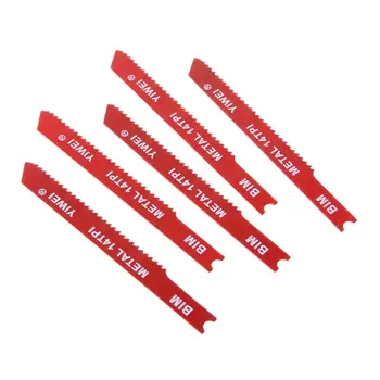 5pcs Durable U-shank BIM Bi-Metal 3'' 14 TPI Reciprocating Saw Blade Cutter For Metal Cutting 40JE
5pcs Durable U-shank BIM Bi-Metal 3'' 14 TPI Reciprocating Saw Blade Cutter For Metal Cutting 40JE