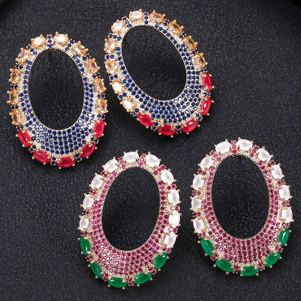 janekelly New Elegant & Charming round shape Stud Earrings For Women High Quality Zirconia Crystal Piercing Earings Jewelry
janekelly New Elegant & Charming round shape Stud Earrings For Women High Quality Zirconia Crystal Piercing Earings Jewelry
