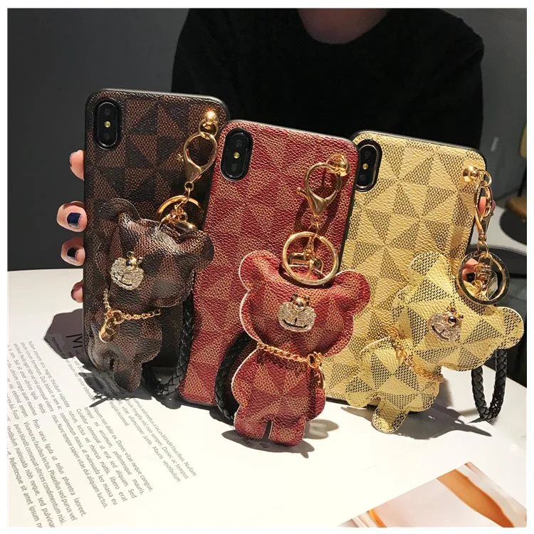 Cute Couple 3d Hanging Bear Phone Cover Case For Iphone X 11 pro Xs Max Xr 10 8 7 6 6s Plus Luxurious Pu Leather Coque Fundas
Cute Couple 3d Hanging Bear Phone Cover Case For Iphone X 11 pro Xs Max Xr 10 8 7 6 6s Plus Luxurious Pu Leather Coque Fundas