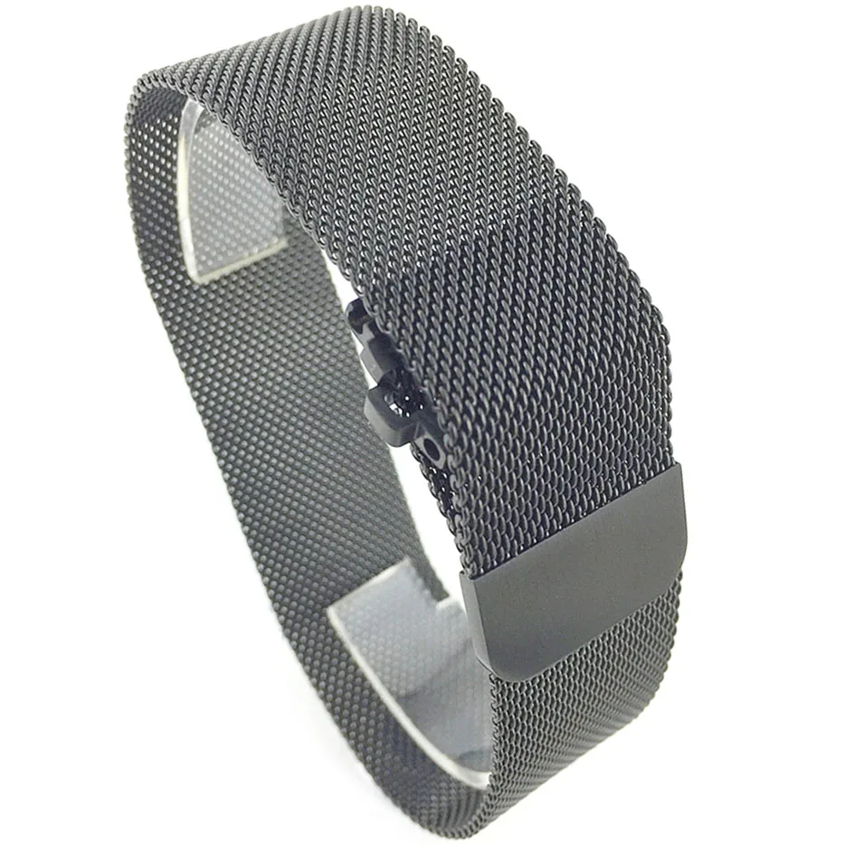 Quick Release Watch Band Compatible for Adjustable Stainless Steel Mesh Metal Loop Replacement Band Black/Silver WB99
Quick Release Watch Band Compatible for Adjustable Stainless Steel Mesh Metal Loop Replacement Band Black/Silver WB99