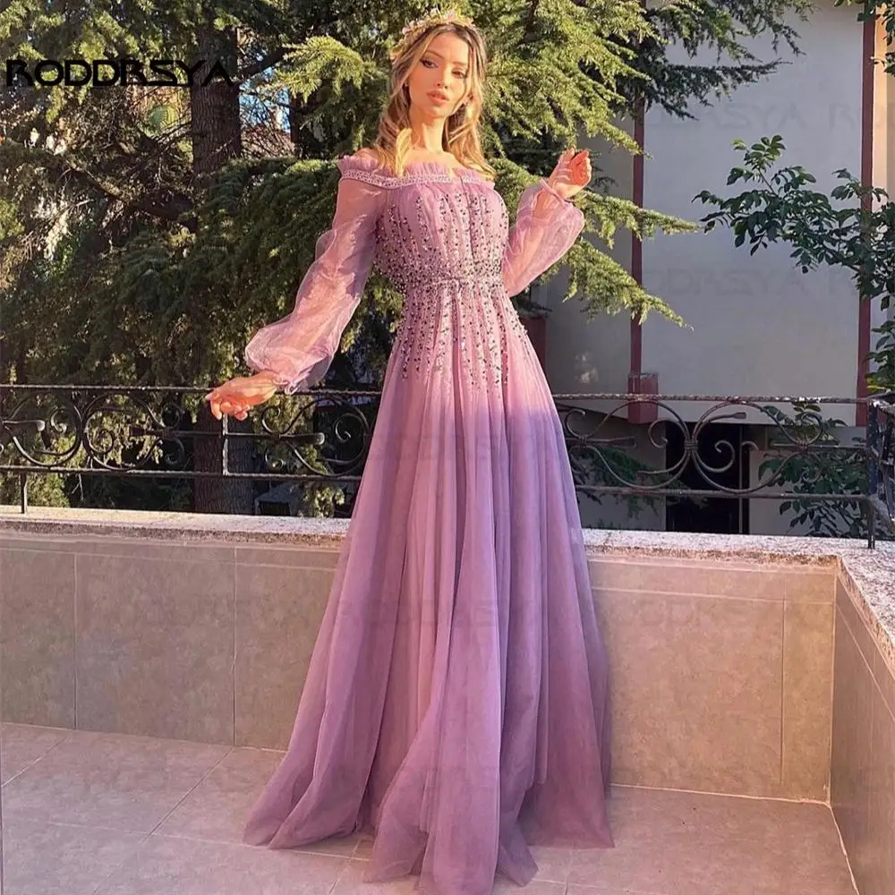 RODDRSYA 2020 Evening Dress Off Shoulder Floor Length a-line Pearls Tulle For Women Party Gowns Long Sleeve Puff Tulle Gorgeous
RODDRSYA 2020 Evening Dress Off Shoulder Floor Length a-line Pearls Tulle For Women Party Gowns Long Sleeve Puff Tulle Gorgeous