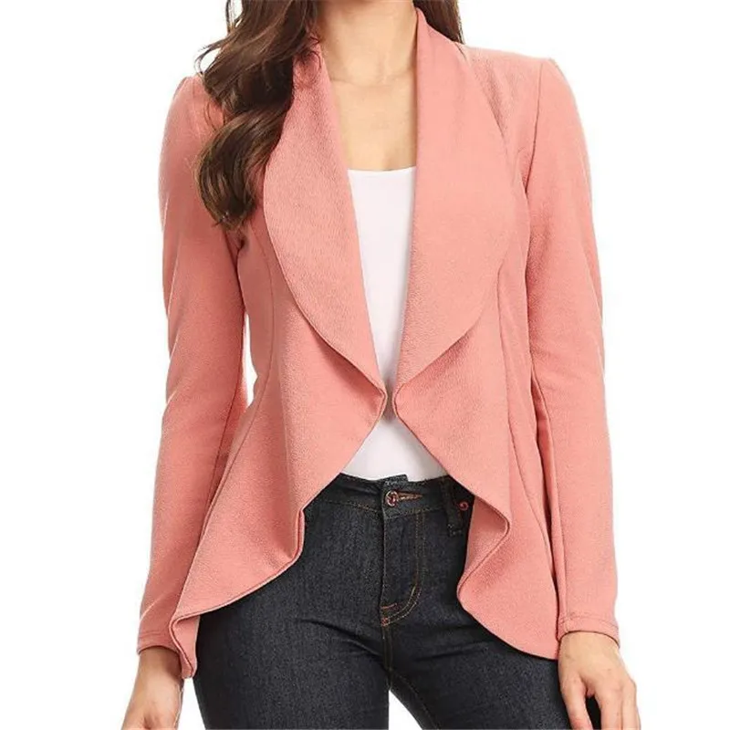 2019 Fashion Office Lady Women Blazer 3/4 Sleeve Blazer Open Front Short Cardigan Suit Work Office Black Blue Grey Formal Blazer
2019 Fashion Office Lady Women Blazer 3/4 Sleeve Blazer Open Front Short Cardigan Suit Work Office Black Blue Grey Formal Blazer