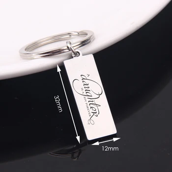For Daughter's Gift Hand Stamped A Daughter Is A Joy Forever Keychain From Parents' Jewelry Personalized Trinkets
For Daughter's Gift Hand Stamped A Daughter Is A Joy Forever Keychain From Parents' Jewelry Personalized Trinkets