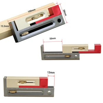 Woodworking Home Aluminum Alloy Regulator Saw Slot Movable Measurement Tool Part
Woodworking Home Aluminum Alloy Regulator Saw Slot Movable Measurement Tool Part