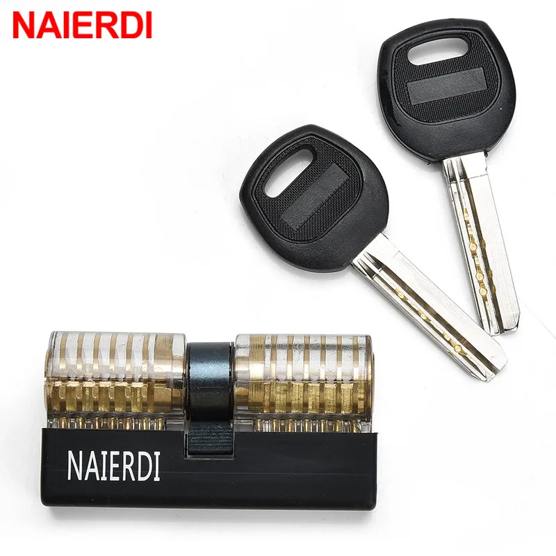 NAIERDI Cutaway Inside View Of Practice Lock Transparent Padlock Training Skill Pick View Padlock For Locksmith With Smart Keys
NAIERDI Cutaway Inside View Of Practice Lock Transparent Padlock Training Skill Pick View Padlock For Locksmith With Smart Keys