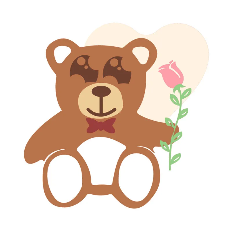 GJCrafts Bear with Rose Dies Flower Metal Cutting Dies New 2019 for Card Making Scrapbooking Dies Embossing Animal Craft Dies
GJCrafts Bear with Rose Dies Flower Metal Cutting Dies New 2019 for Card Making Scrapbooking Dies Embossing Animal Craft Dies
