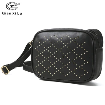 Qianxilu Casual Women Handbags Simple Rivet Crossbody Bags Women Bag Pu Leather Zipper Messenger Bags For Female Shoulder Bag 
Qianxilu Casual Women Handbags Simple Rivet Crossbody Bags Women Bag Pu Leather Zipper Messenger Bags For Female Shoulder Bag