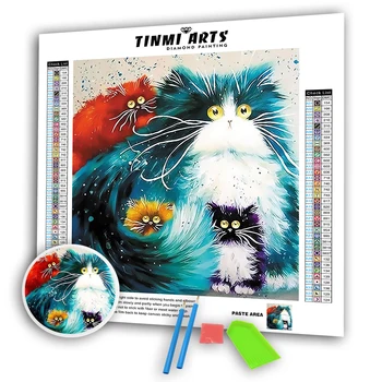 5D Diamond Painting Cat Full Round Drills DIY Cross Stitch Pattern Rhinestone Embroidery Kits Animal Arts Craft Wall Sticker
5D Diamond Painting Cat Full Round Drills DIY Cross Stitch Pattern Rhinestone Embroidery Kits Animal Arts Craft Wall Sticker
