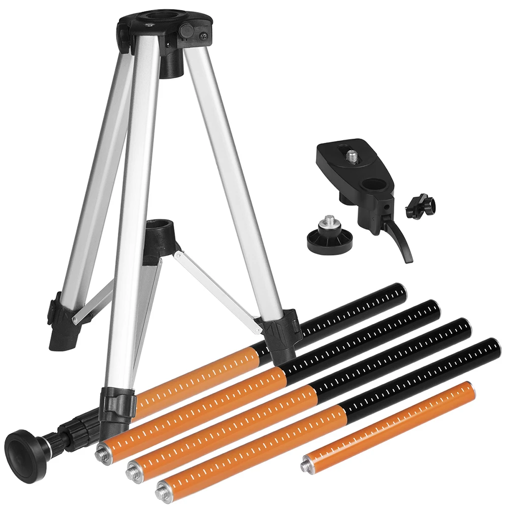 Laser Level Extend Telescoping Pole With 1/4"and 5/8" Interface Mount Ceiling Leveling Rod
Laser Level Extend Telescoping Pole With 1/4"and 5/8" Interface Mount Ceiling Leveling Rod