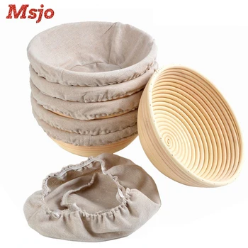 2PCS Oval/Round Banneton Bread Basket Rattan Proofing Basket With Cloth Cover Dough Fermentation Basket Baskets for Home Baking
2PCS Oval/Round Banneton Bread Basket Rattan Proofing Basket With Cloth Cover Dough Fermentation Basket Baskets for Home Baking