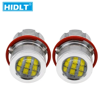 HIDLT High Power 2*60W 120W LED Headlight Angel Eyes White Red Yellow Color Bulbs LED Marker Kit For E60 E53 E63 E83 E87 E39
HIDLT High Power 2*60W 120W LED Headlight Angel Eyes White Red Yellow Color Bulbs LED Marker Kit For E60 E53 E63 E83 E87 E39