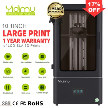 

YIDIMU Falcon Pro SLA/LCD/DLP 3D Printers Large 10.1inch 2K Laser 3D Printer Photon UV Resin Light Cure 215*135*345MM Impresora