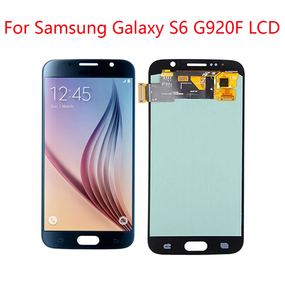 ЖК-дисплей AMOLED для SAMSUNG S6 G920, ЖК-дисплей для телефона G920F G920FD, дисплей с сенсорным экраном, дигитайзер в сборе, запасные части, ЖК-дисплей
ЖК-дисплей AMOLED для SAMSUNG S6 G920, ЖК-дисплей для телефона G920F G920FD, дисплей с сенсорным экраном, дигитайзер в сборе, запасные части, ЖК-дисплей