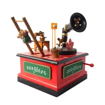 Music Box Christmas Wooden Musical Box Cartoon Red Xmas Craft Ornament Figurines Swing Movement Music Box Gift For Children Pro
Music Box Christmas Wooden Musical Box Cartoon Red Xmas Craft Ornament Figurines Swing Movement Music Box Gift For Children Pro