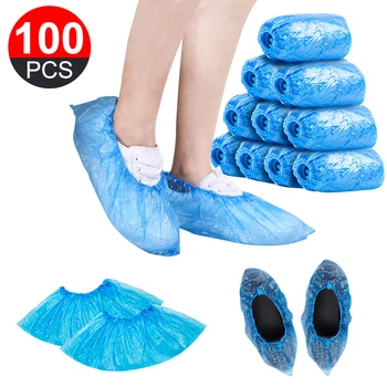 100Pcs/Set Waterproof Plastic Shoe Covers Disposable Boot Covers Plastic Disposable Shoe Covers Overshoes Rooms Car Outdoor
100Pcs/Set Waterproof Plastic Shoe Covers Disposable Boot Covers Plastic Disposable Shoe Covers Overshoes Rooms Car Outdoor