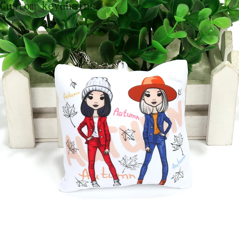 10cm New Design Custom Pillow Keychain Cartoon Print Pillow Keychain with Your Design
10cm New Design Custom Pillow Keychain Cartoon Print Pillow Keychain with Your Design