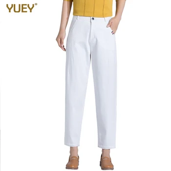 The new spring and summer 2019 thin middle waist Korean style female pure white ankle length pants women casual loose feet jeans
The new spring and summer 2019 thin middle waist Korean style female pure white ankle length pants women casual loose feet jeans