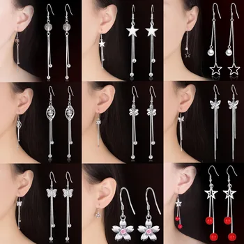 NEHZY 925 sterling silver new Jewelry high quality woman earrings cubic zirconia pearl retro long tassel earring
NEHZY 925 sterling silver new Jewelry high quality woman earrings cubic zirconia pearl retro long tassel earring