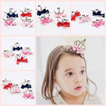 Crown Hairpins Rhinestone Crystal of Lovely Girls or Shiny Princess Queen Hair Clip Bowknot Barrettes Hair Accessories Wholesale
Crown Hairpins Rhinestone Crystal of Lovely Girls or Shiny Princess Queen Hair Clip Bowknot Barrettes Hair Accessories Wholesale