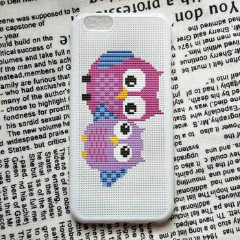 155 Mobil Phone Cover Cellphone Shell Cases Housing Iphone Craft Cross Stitch Needlework Embroidery Counted Cross-Stitching Kit