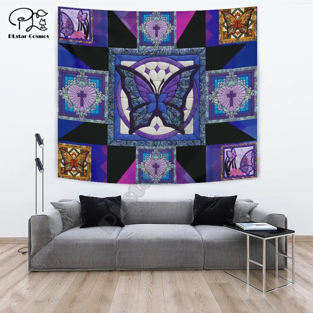 PURPLE BUTTERFLY Funny cartoon Blanket Tapestry 3D Printed Tapestrying Rectangular Home Decor Wall Hanging style-3
PURPLE BUTTERFLY Funny cartoon Blanket Tapestry 3D Printed Tapestrying Rectangular Home Decor Wall Hanging style-3