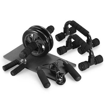 TOMSHOO 5-In-1 AB Wheel Roller Kit press roller Push-Up Bar Jump Rope Hand Gripper Knee Pad Abdominal home gym fitness Equipment
TOMSHOO 5-In-1 AB Wheel Roller Kit press roller Push-Up Bar Jump Rope Hand Gripper Knee Pad Abdominal home gym fitness Equipment