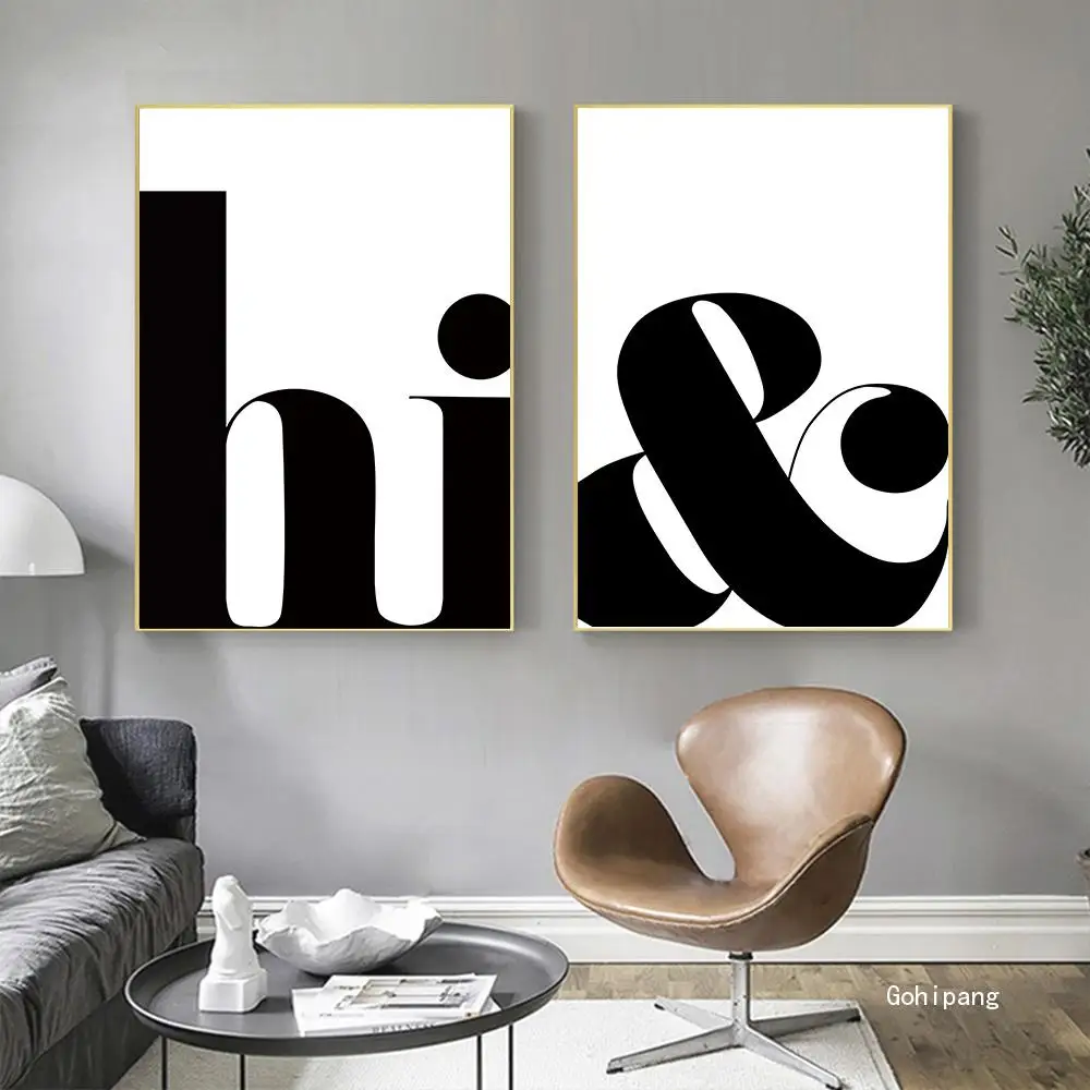 Nordic Hi Quotes Wall Art Canvas Painting Minimalist Posters and Prints Abstract Painting Print Wall Pictures Home Poster Decor
Nordic Hi Quotes Wall Art Canvas Painting Minimalist Posters and Prints Abstract Painting Print Wall Pictures Home Poster Decor