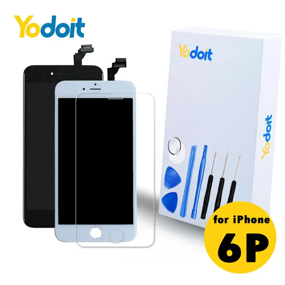 Yodoit for iPhone 6 Plus Screen Replacement 3D Touch Button Front Camera Assembly 6P LCD Screen Touch Digitizer+Tools
Yodoit for iPhone 6 Plus Screen Replacement 3D Touch Button Front Camera Assembly 6P LCD Screen Touch Digitizer+Tools