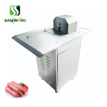 Semi-automatic electric vertical sausage knotting machine sausage tying machine banger knot machine hot dog tie wire machine
Semi-automatic electric vertical sausage knotting machine sausage tying machine banger knot machine hot dog tie wire machine