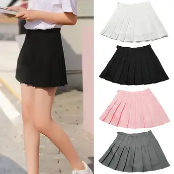 Fashion Women Summer Solid Color High Waist Pleated A-Line Mini Tennis Skirt Ladies solid color high waist versatile skirt
Fashion Women Summer Solid Color High Waist Pleated A-Line Mini Tennis Skirt Ladies solid color high waist versatile skirt