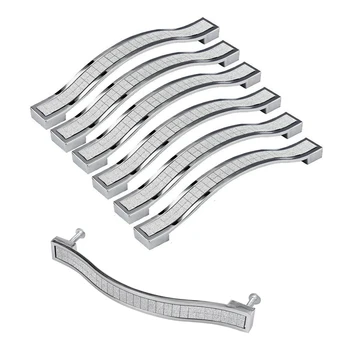 16Pcs Crystal Furniture Handle Bar Grip Handle Kitchen Cabinet Drawer Door Handles Silver - 6Pcs 96Mm & 10Pcs 128Mm
16Pcs Crystal Furniture Handle Bar Grip Handle Kitchen Cabinet Drawer Door Handles Silver - 6Pcs 96Mm & 10Pcs 128Mm