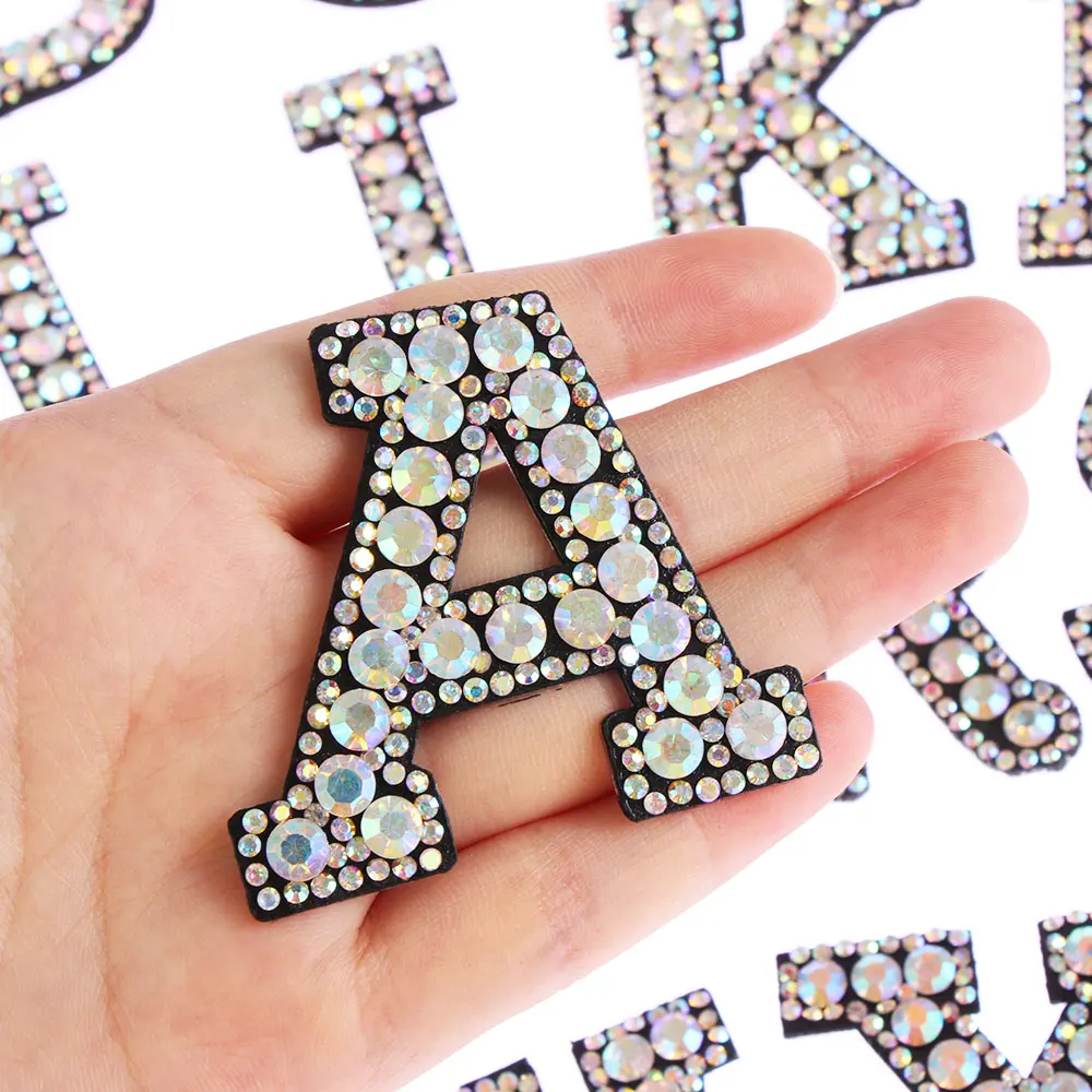 A -Z 1Pcs English Strass Letter From Alphabet Apply Iron In 3D Patch Letters For Clothes Craft Folder For The Shoe Clothing Bag
A -Z 1Pcs English Strass Letter From Alphabet Apply Iron In 3D Patch Letters For Clothes Craft Folder For The Shoe Clothing Bag
