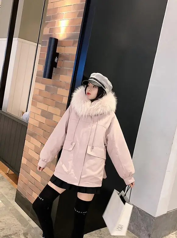 Excellent Natural rex rabbit fur lining parka real fur coat winter jacket women natural raccoon fur collar warm thick parkas tsr678 20 Excellent Natural rex rabbit fur lining parka real fur coat winter jacket women natural raccoon fur collar warm thick parkas tsr678 20