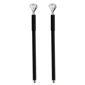 2Pcs Metal Ballpoint Pens Glass Diamonds Ballpoint Writing Pen for Students Worker School Office(Black)
2Pcs Metal Ballpoint Pens Glass Diamonds Ballpoint Writing Pen for Students Worker School Office(Black)