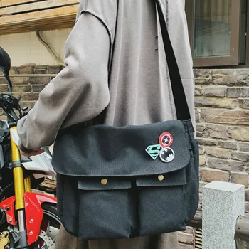 Tidog Simple Casual Canvas Bag Japanese Massenger shoulder Bag
Tidog Simple Casual Canvas Bag Japanese Massenger shoulder Bag