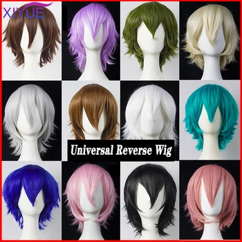 XIYUE Bob Synthetic Short Fluffy Red Silver Gray Light Golden Yellow Green Pink Purple Orange White Universal Cosplay Wig Bangs
XIYUE Bob Synthetic Short Fluffy Red Silver Gray Light Golden Yellow Green Pink Purple Orange White Universal Cosplay Wig Bangs