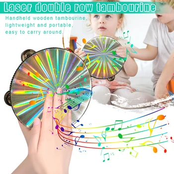 Musical Tambourine Drum Round Percussion Jingles Portable for Children Performance C55K Sale
Musical Tambourine Drum Round Percussion Jingles Portable for Children Performance C55K Sale