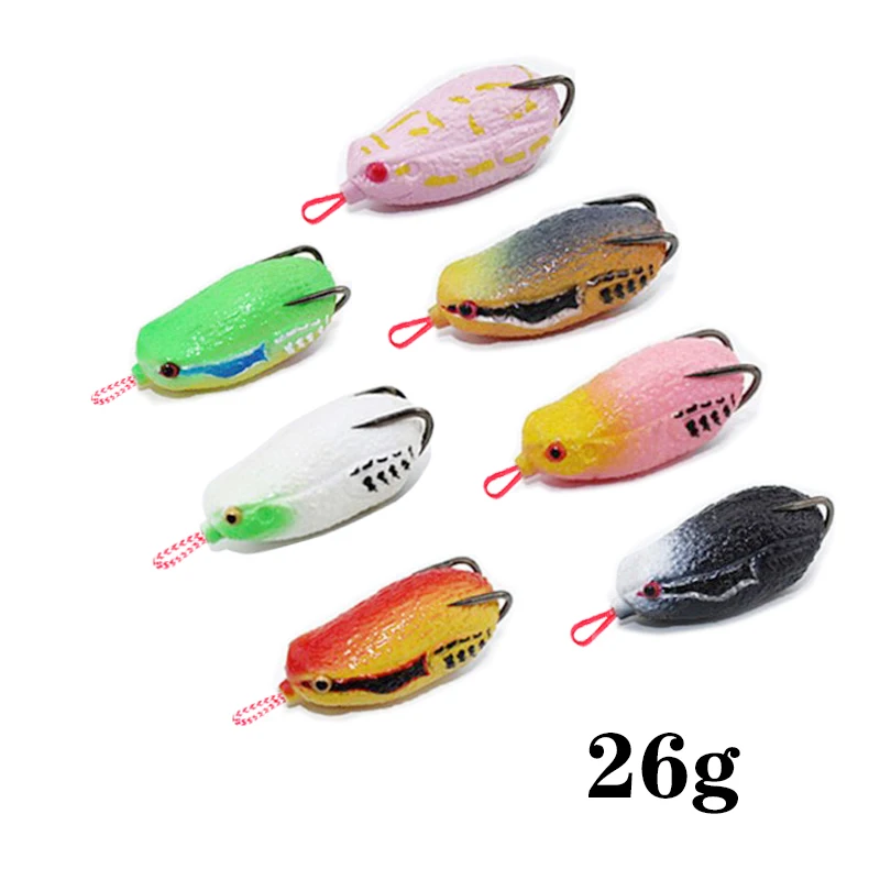 UCATCHOK 5pcs 71mm 26g big Ray frog big fat frog bait lures thunder game new special designing fresh blackfish killer lure
UCATCHOK 5pcs 71mm 26g big Ray frog big fat frog bait lures thunder game new special designing fresh blackfish killer lure