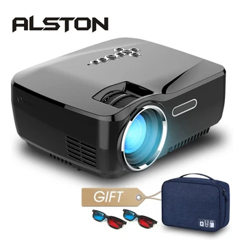 ALSTON Mini Portable LED Projector GP70 (Optional Android Bluetooth WiFi) 1200Lumens HDMI Support Full HD 1080P Video Multimedia
ALSTON Mini Portable LED Projector GP70 (Optional Android Bluetooth WiFi) 1200Lumens HDMI Support Full HD 1080P Video Multimedia