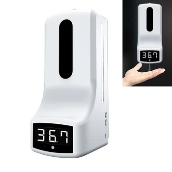 2 in 1 NonContact Infrared Body Thermometer Automatic Induction Liquid Soap Dispenser Hands Washing Free Sterilizer Machine
2 in 1 NonContact Infrared Body Thermometer Automatic Induction Liquid Soap Dispenser Hands Washing Free Sterilizer Machine