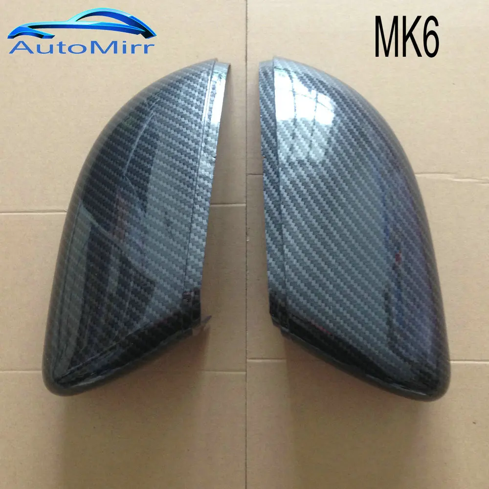 Боковое зеркало крышки для Volkswagen Golf 6 GTI 7 MK7 R MK6 Scirocco (Carbon Look) Passat B7 B8 Polo 6R 6C MK5 PLUS|wing