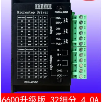 42/57 stepper motor driver TB6600 upgrade version 32 subdivision 4.0A 42V (pulse 3-24V)
42/57 stepper motor driver TB6600 upgrade version 32 subdivision 4.0A 42V (pulse 3-24V)