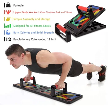 12-in-1 Push Up Rack Board Fitness Workout Exercise Stand Multifunctional System Push-up Bracket Board Body Fitness Equipment
12-in-1 Push Up Rack Board Fitness Workout Exercise Stand Multifunctional System Push-up Bracket Board Body Fitness Equipment