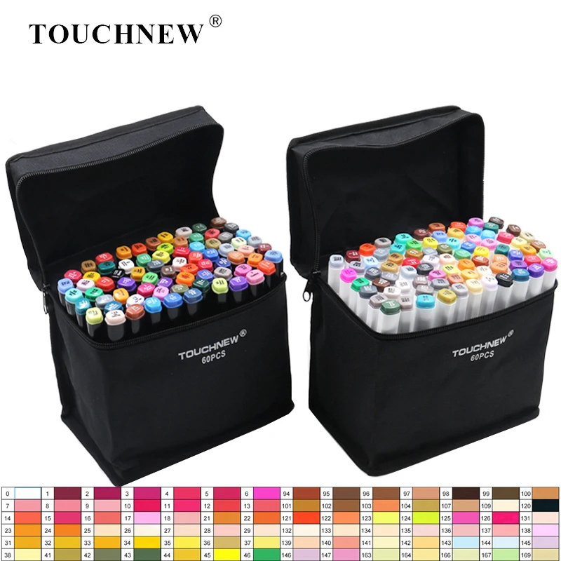 TOUCHNEW Art Markers for Drawing Alcohol Markers Double Head Sketch Marker for Painting Supplies Arts and Crafts Supplies
TOUCHNEW Art Markers for Drawing Alcohol Markers Double Head Sketch Marker for Painting Supplies Arts and Crafts Supplies