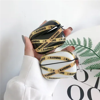 Cool Fashion Earphone Charging Box Hard PC Cover for Apple AirPods 1 2 Pro Case Warning Patterned Wireless Bag Accessories
Cool Fashion Earphone Charging Box Hard PC Cover for Apple AirPods 1 2 Pro Case Warning Patterned Wireless Bag Accessories