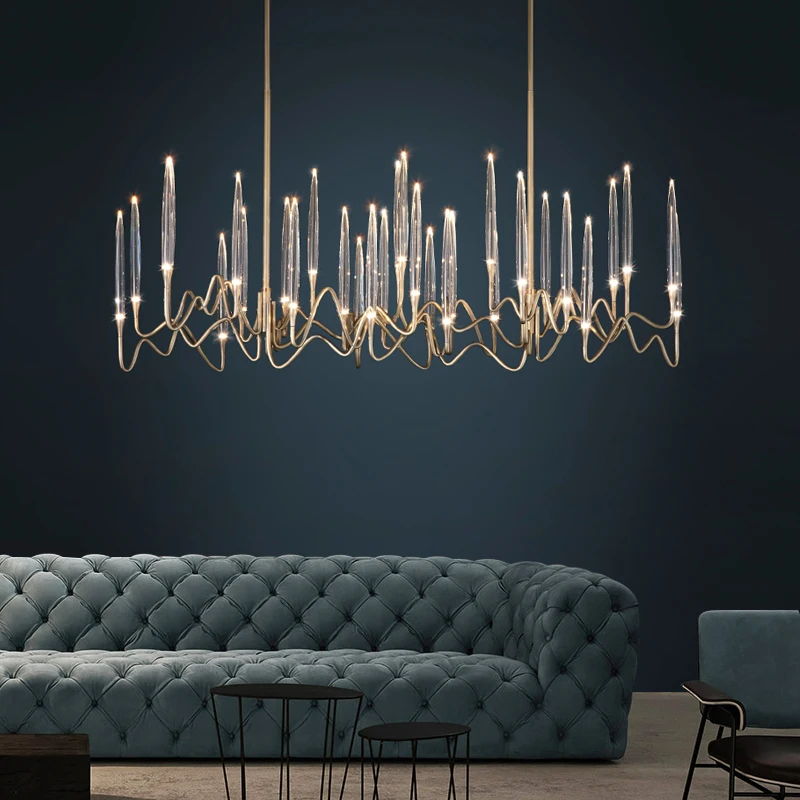 Nordic luxury LED living room chandelier lighting post-modern branch chandelier simple restaurant bar crystal chandelier
Nordic luxury LED living room chandelier lighting post-modern branch chandelier simple restaurant bar crystal chandelier